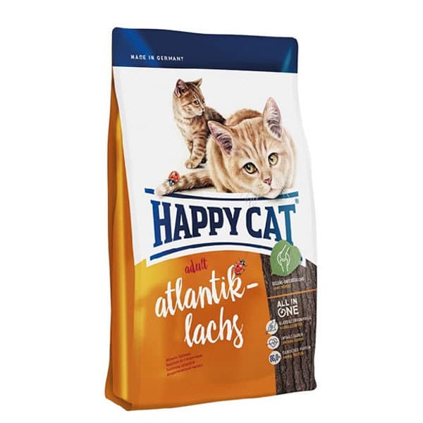 غذای گربه بالغ با طعم سالمون هپی کت – Happy Cat Adult Atlantik Lachs — تصویر ۲