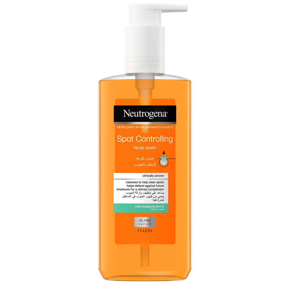 ژل شستشوی ضد جوش صورت نیتروژنا نوتروژینا Neutrogena Spot Controlling Daily Face Wash 200ml — تصویر ۲
