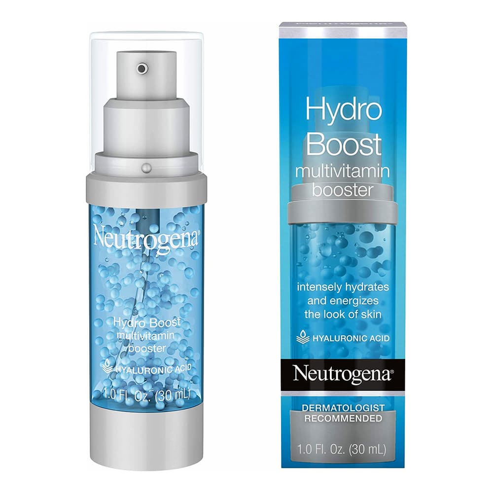 سرم کپسولی هیدرو بوست تقویت کننده نیتروژنا نوتروژینا Neutrogena Hydro Boost Multivitamin Booster Face Serum with Hyaluronic Acid 30ml — تصویر ۴