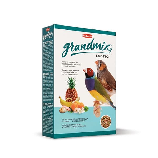 غذای پرندگان کوچک زینتی و انواع فنچ پادوان – Padovan GrandMix Esotici — تصویر ۲
