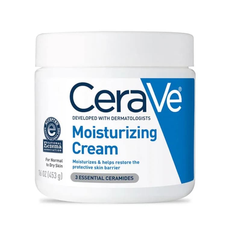 کرم مرطوب کننده صورت و بدن پوست خشک سراوی CeraVe Moisturizing Cream Face and Body for Dry Skin 453g — تصویر ۳
