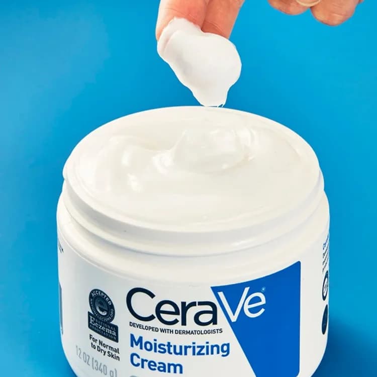 کرم مرطوب کننده صورت و بدن پوست خشک سراوی CeraVe Moisturizing Cream Face and Body for Dry Skin 453g — تصویر ۷