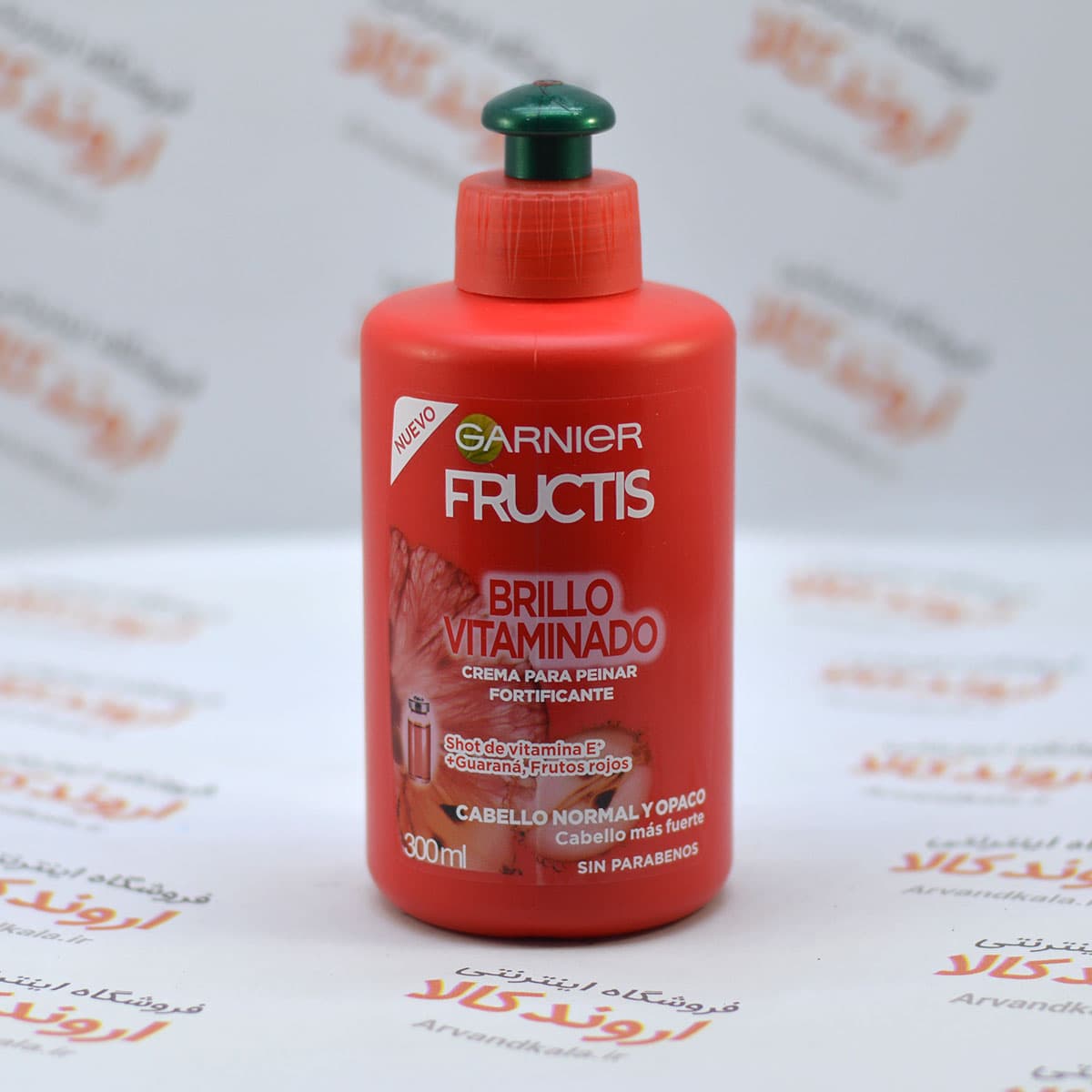 کرم مو درخشان کننده ویتامینه فروکتیس گارنیر گارنیه Garnier Fructis Brillo Vitaminado Hair Cream 300ml — تصویر ۳