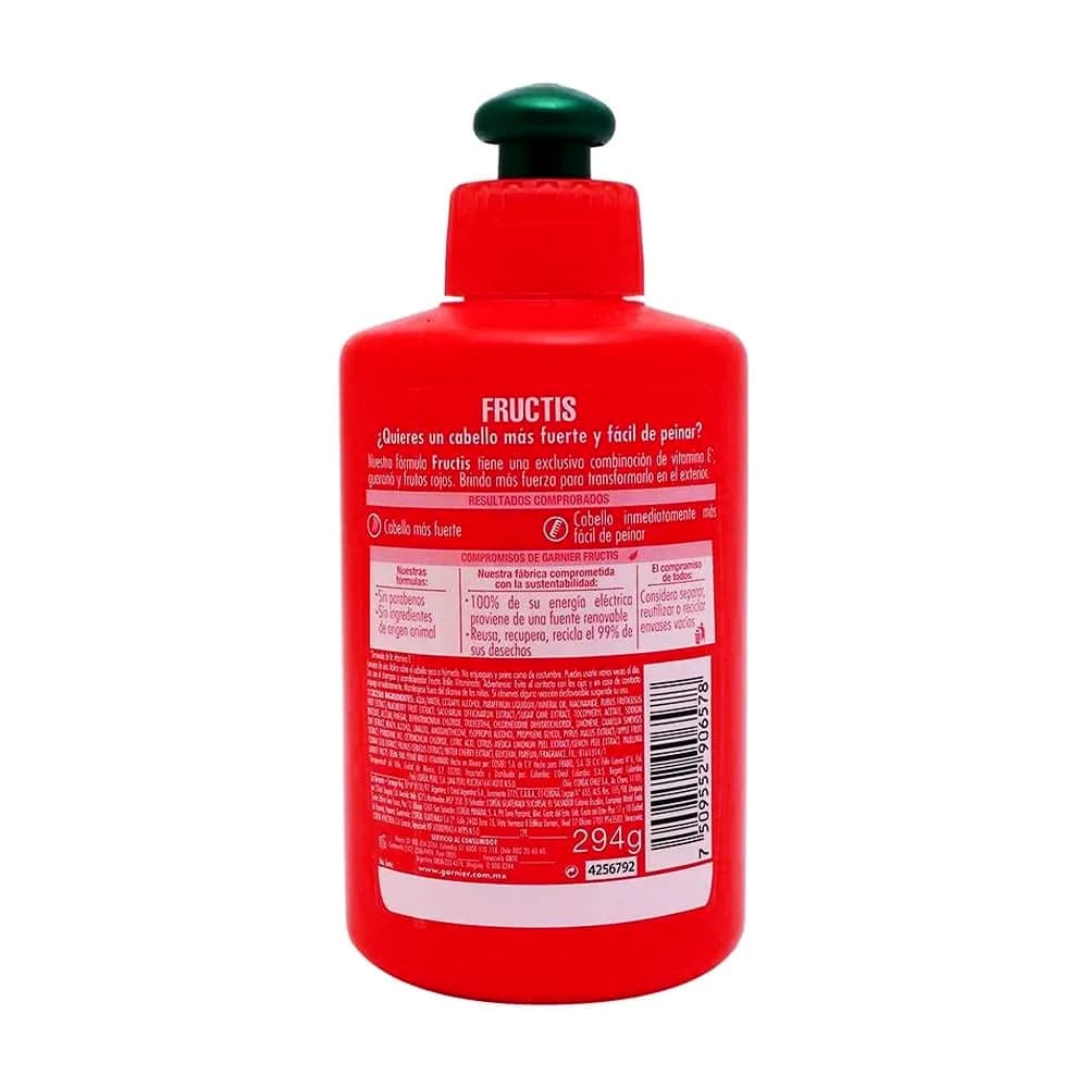 کرم مو درخشان کننده ویتامینه فروکتیس گارنیر گارنیه Garnier Fructis Brillo Vitaminado Hair Cream 300ml — تصویر ۲