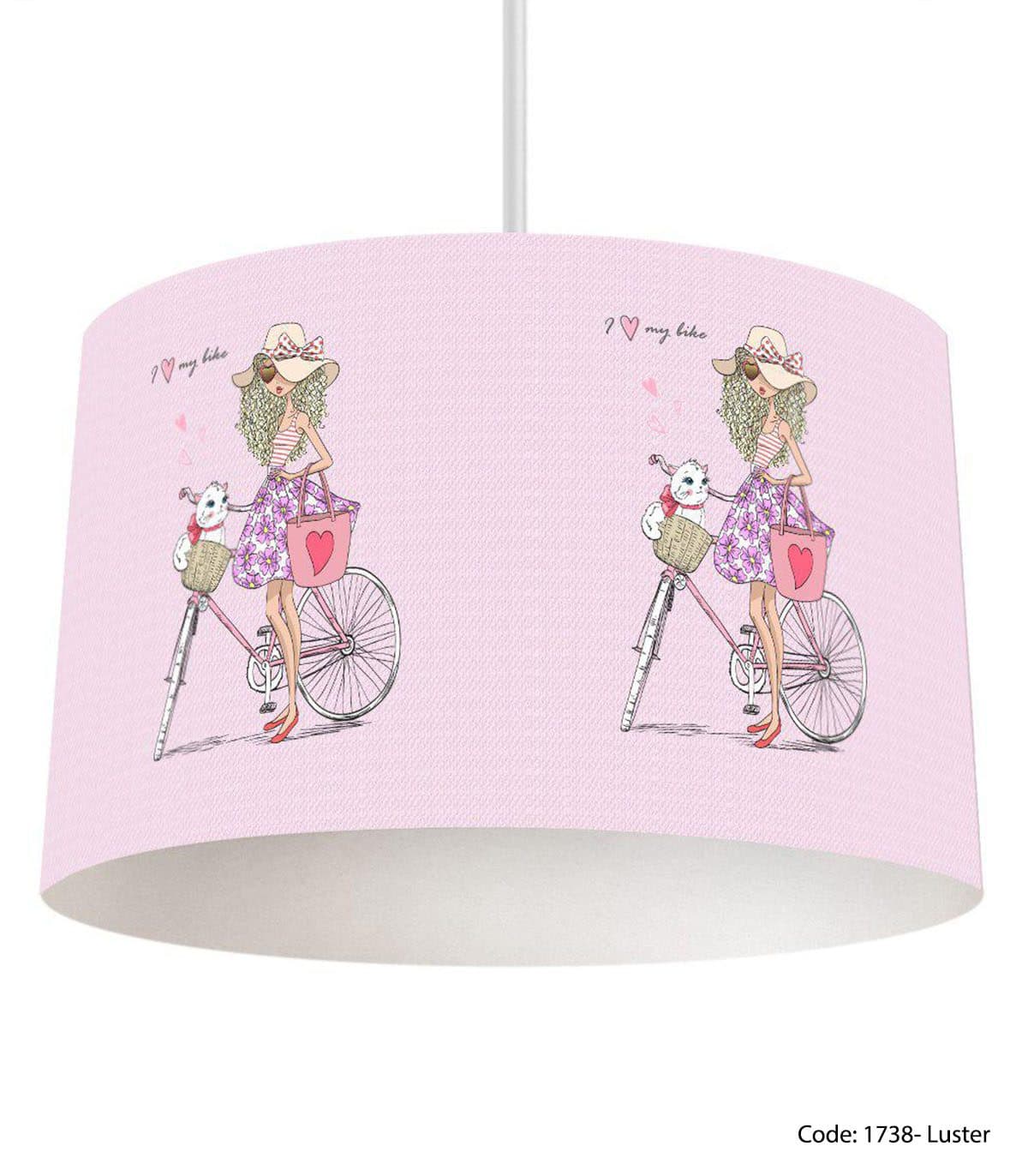 لوستر دخترانه مدل BIKE