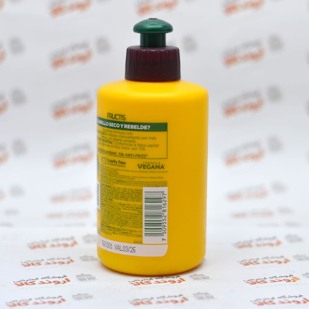 کرم مو صاف کننده ترمیم کننده و ضد وز گارنیر گارنیه Garnier Fructis Liso Coco 300ml — تصویر ۶