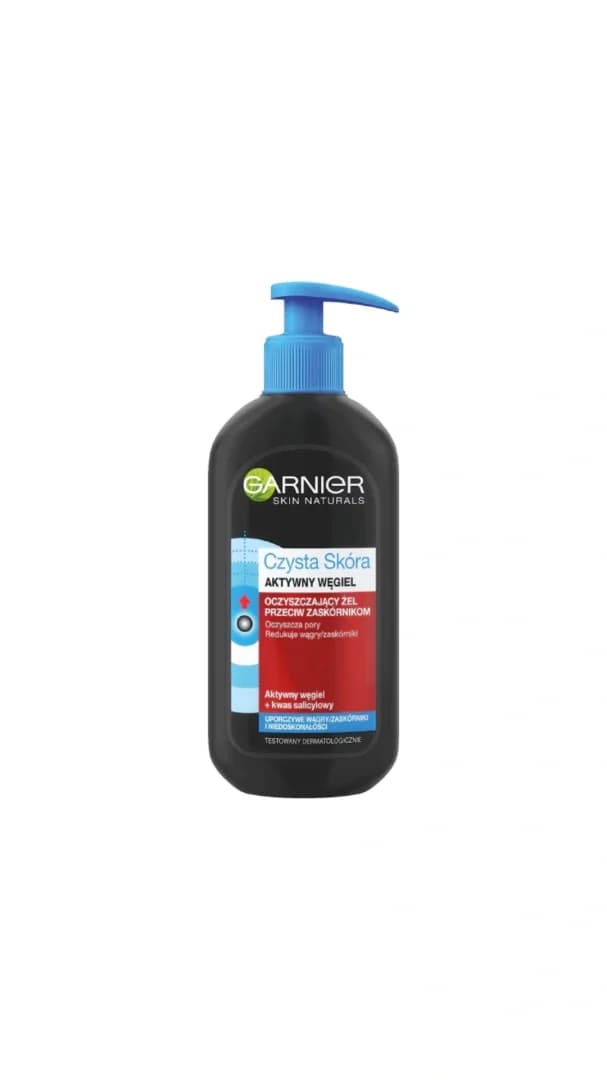ژل شستشو پوست چرب و جوش دار زغال اکتیو گارنیر_گارنیه Garnier Pure Active Intensive Charcoal Gel Wash 200ml — تصویر ۴
