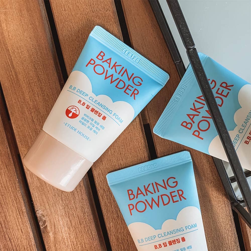 فوم پاک کننده منافذ بیکینگ پودر اتود هوس Etude House Baking Powder Pore Cleansing Foam 30ml — تصویر ۶