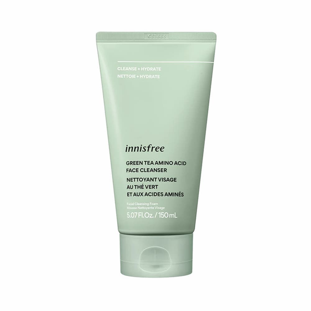 فوم شستشوی آبرسان چای سبز و آمینو اسید اینیسفری innisfree Green Tea Hyaluronic Acid Face Cleanser 150ml — تصویر ۴