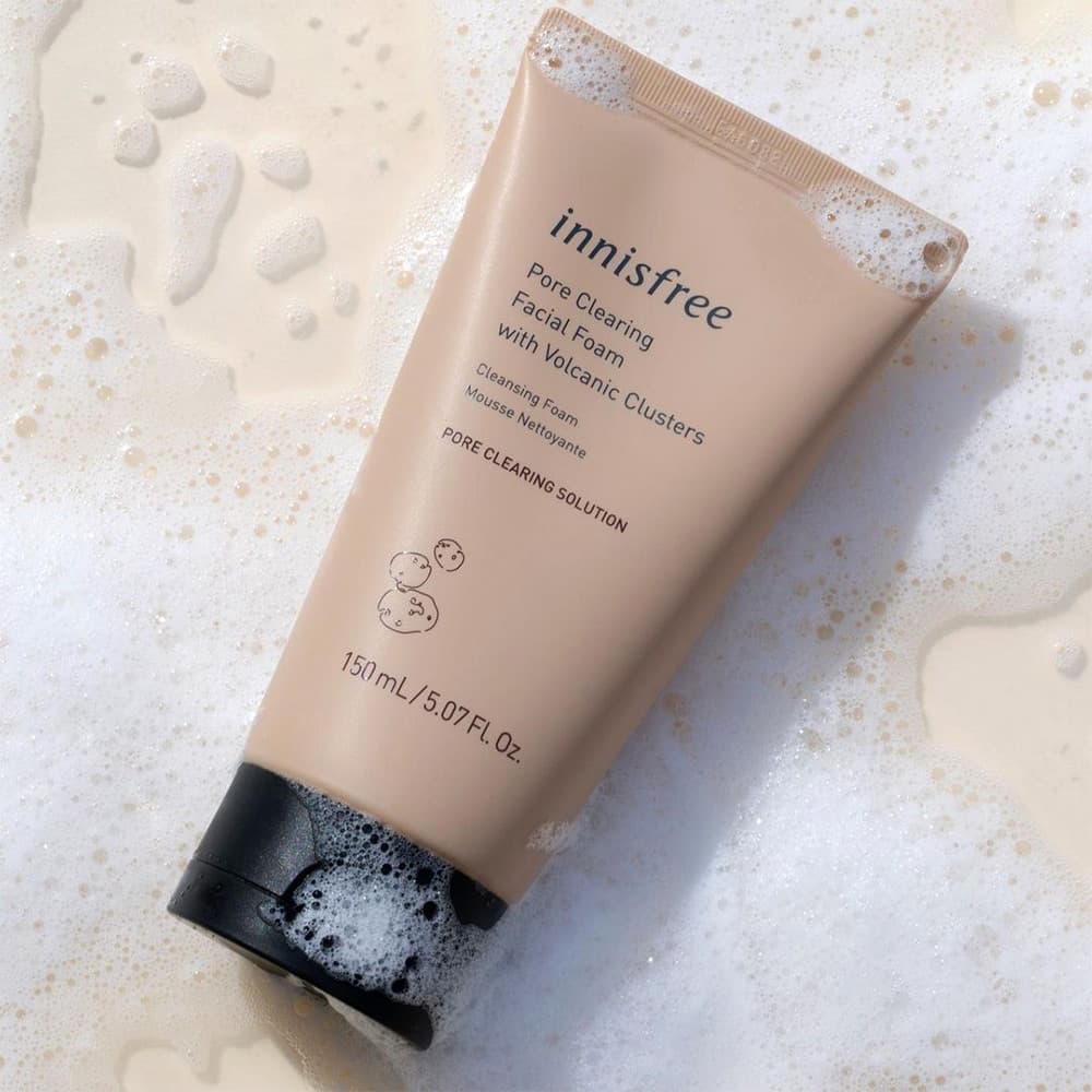 فوم شوینده پوست آتشفشانی ججو اینیسفری Innisfree Jeju Volcanic Pore Cleansing Foam EX 150ml — تصویر ۴
