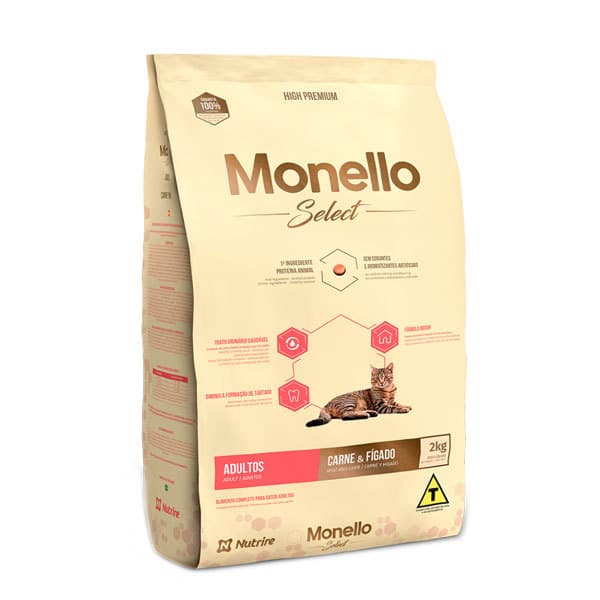 غذای گربه بالغ سلکت مونلو – Monello Select Adult Cat — تصویر ۲