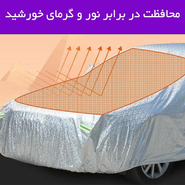 چادر ماشین برلیانس H2L برند Polestra وارداتی — تصویر ۱۲