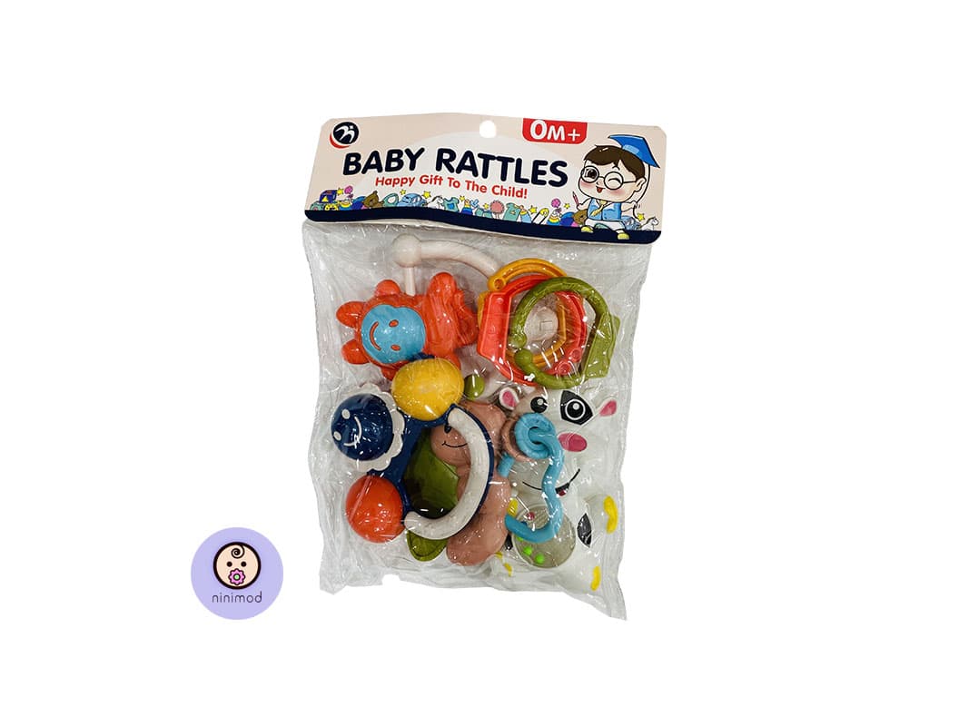 ست جغجغه 5 عددی baby rattles کد 01