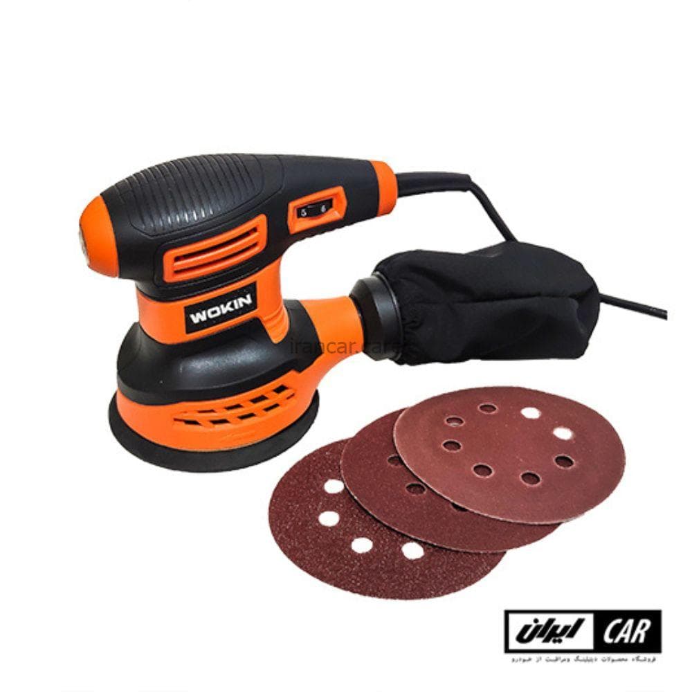 دستگاه سنباده زن اوربیتال برقی ووکین مدل Wokin 280W Random Orbital Sander — تصویر ۴