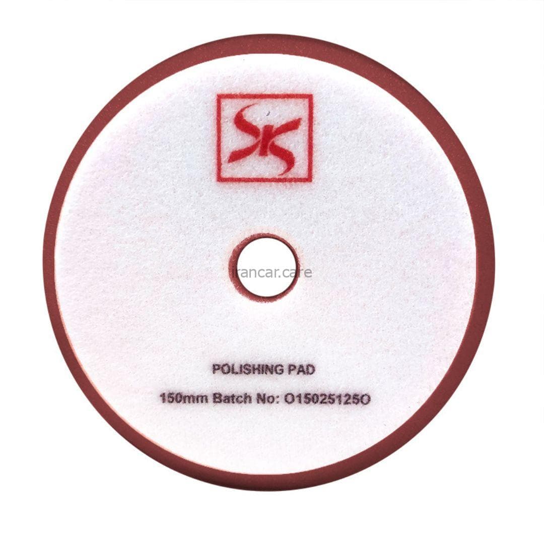 پد پولیش نیمه زبر اوربیتال قرمز 150 ميلی متری اس آر اس مدل SRS Half Cutting Pad — تصویر ۳