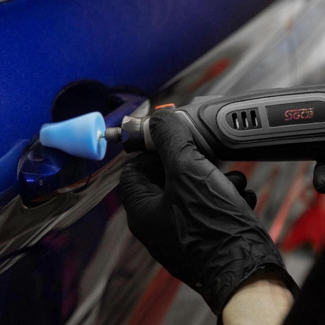 کیت کامل پولیش مینیاتوری شارژی اس جی سی بی مدل SGCB 20Pcs Powerful Mini Detail Polisher Kit — تصویر ۴