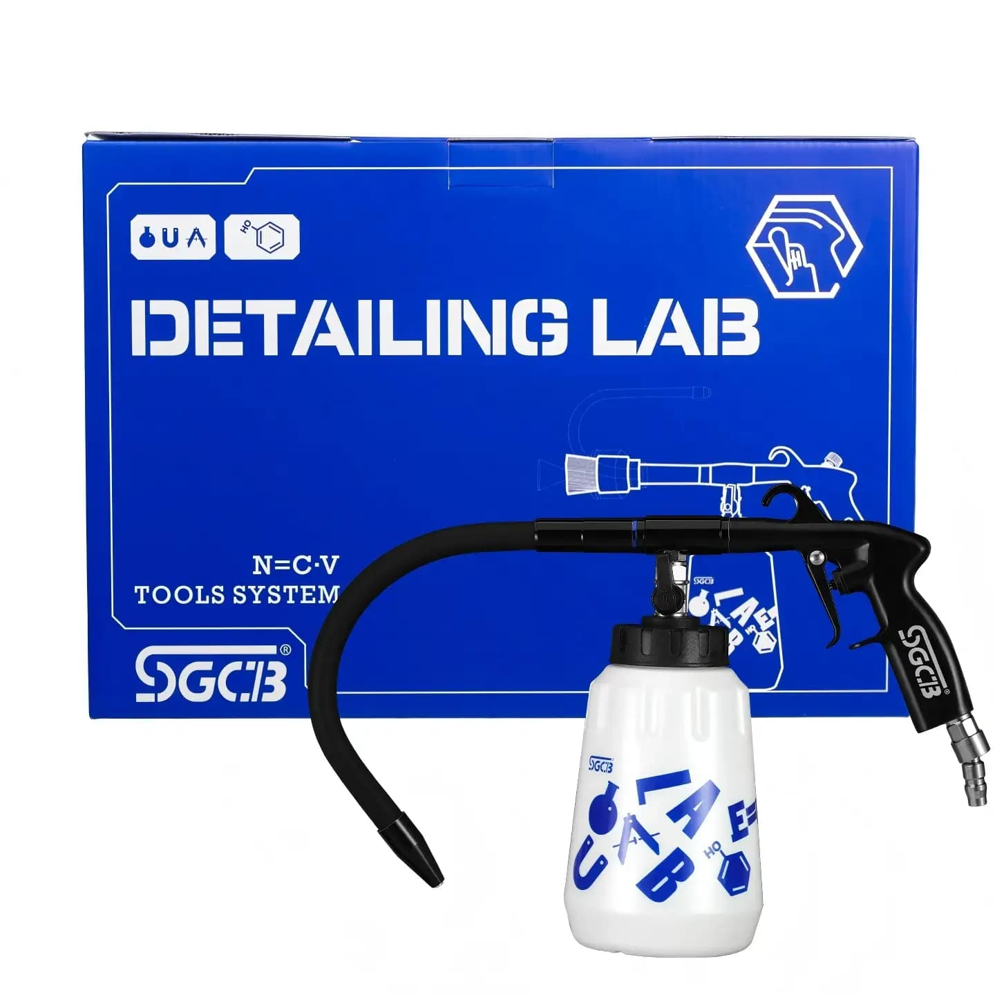 تورنادوگان مخصوص موتور شویی اس جی سی بی مدل SGCB High Pressure Air Blow Car Cleaning Gun — تصویر ۴
