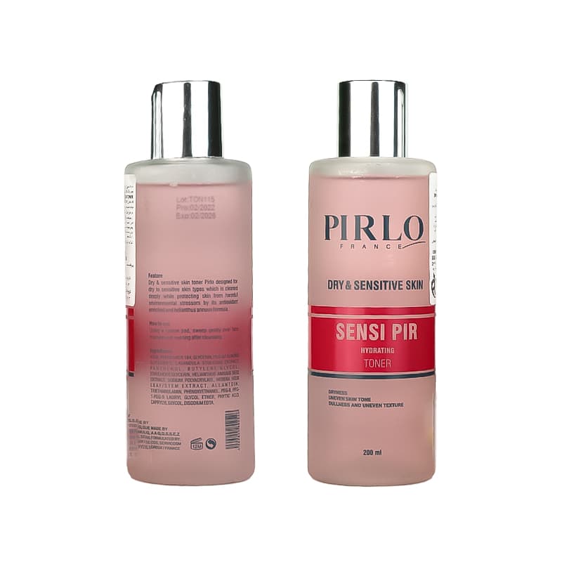 تونر پاک کننده پوست خشک و حساس پیرلو 200ml — تصویر ۶