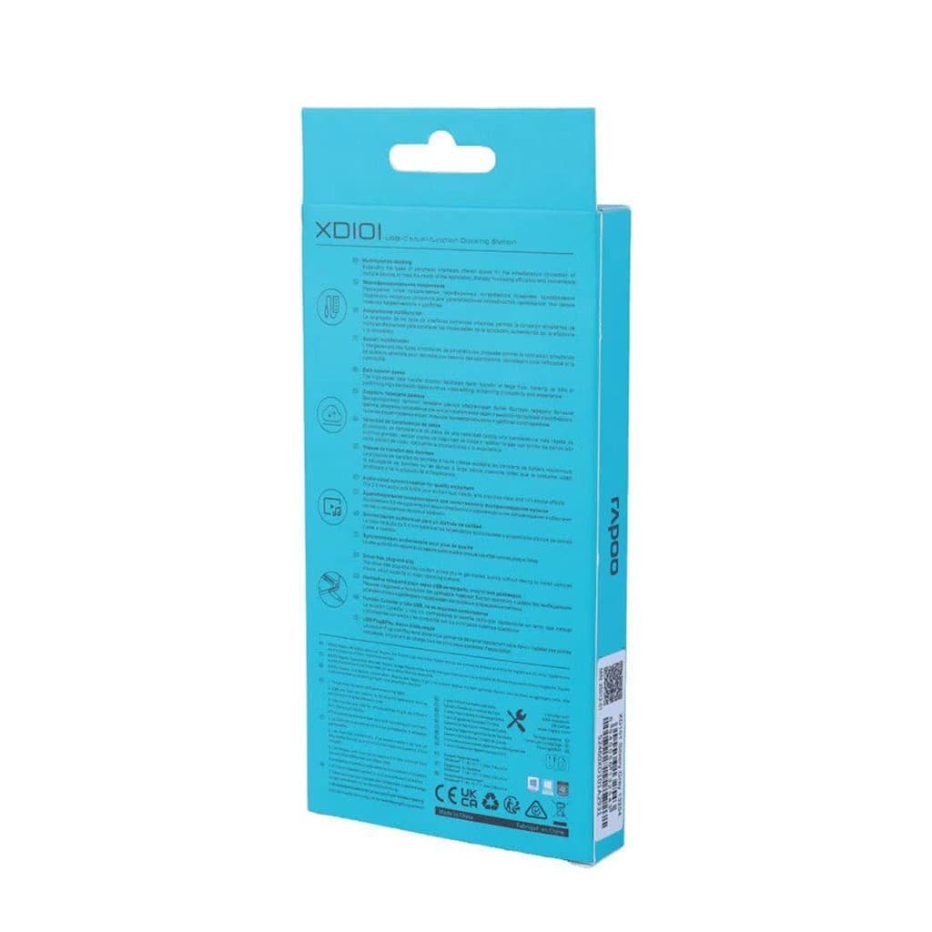 هاب 10 پورت TYPE-C رپو مدل RAPOO XD101 | دنیاکامپیوتر — تصویر ۸