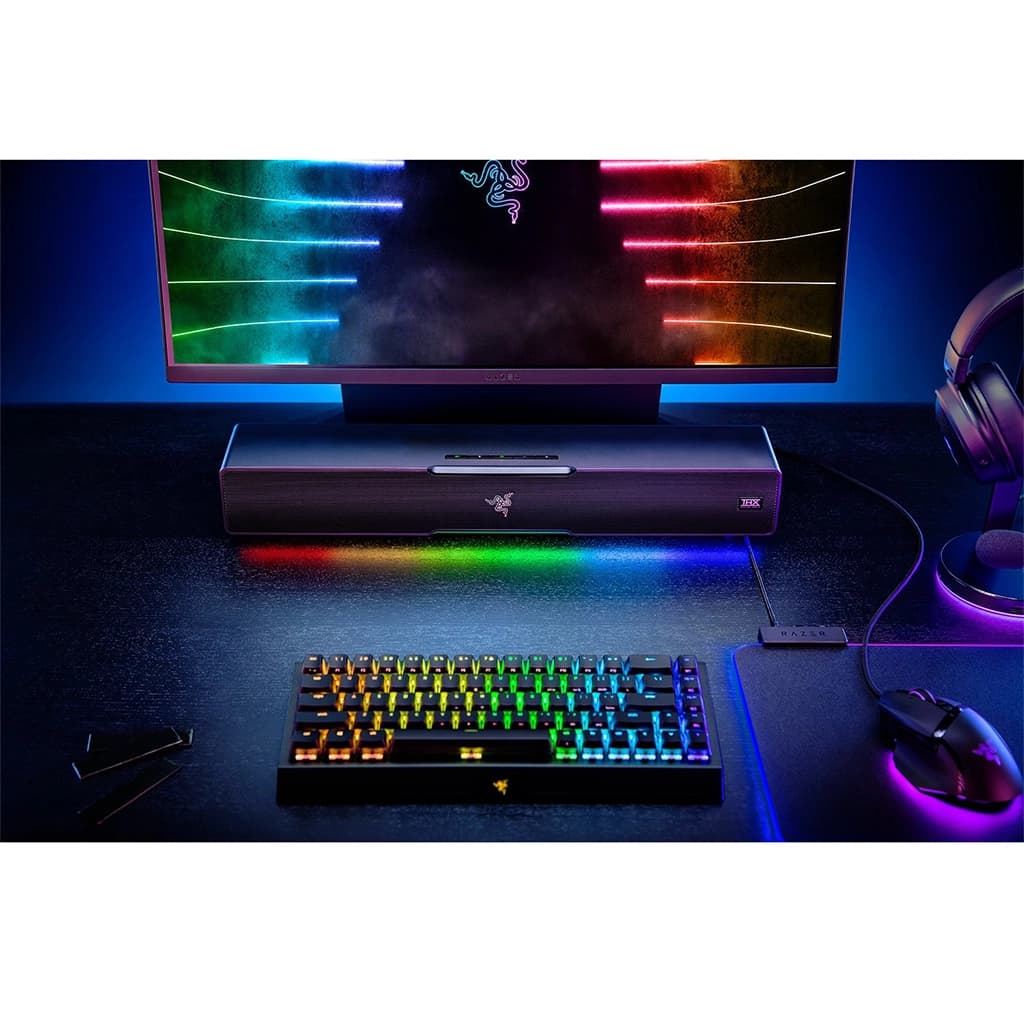 اسپیکر گیمینگ ریزر مدل RAZER LEVIATHAN V2 رنگ مشکی — تصویر ۸