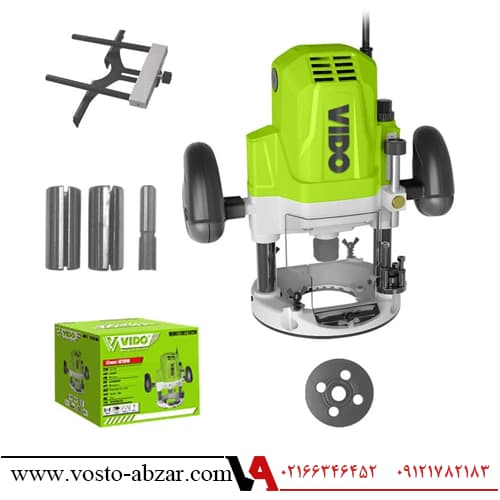 اور فرز بزرگ نجاری 1850 وات ویدو مدل WD011921850 — تصویر ۲