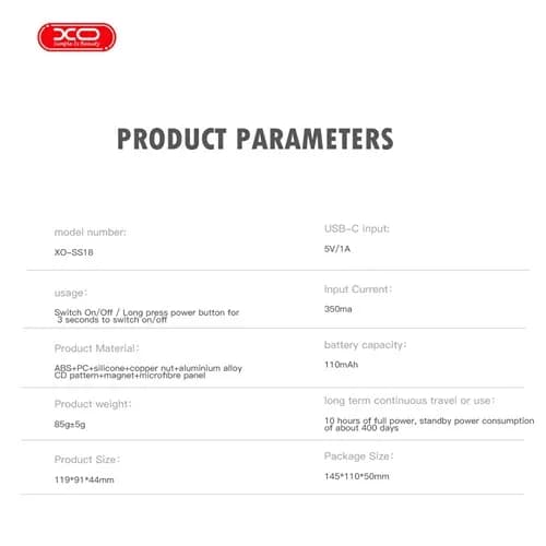 گیمبال ایکس او مدل XO SS18 — تصویر ۱۱