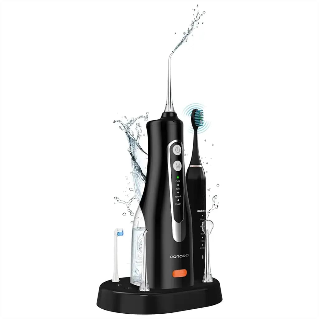 ست مسواک برقی و دستگاه دهانشویه پرودو مدل ULTIMATE ORAL CARE