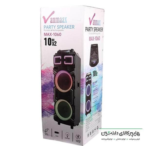 اسپیکر وان مکس پارتی باکس مدل MAX_1060 — تصویر ۳