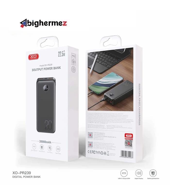 پاوربانک ایکس او مدل PR239 20000mAh — تصویر ۲