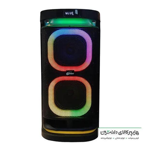 اسپیکر شارژی ویکر 2ساب 8 مدل 6838