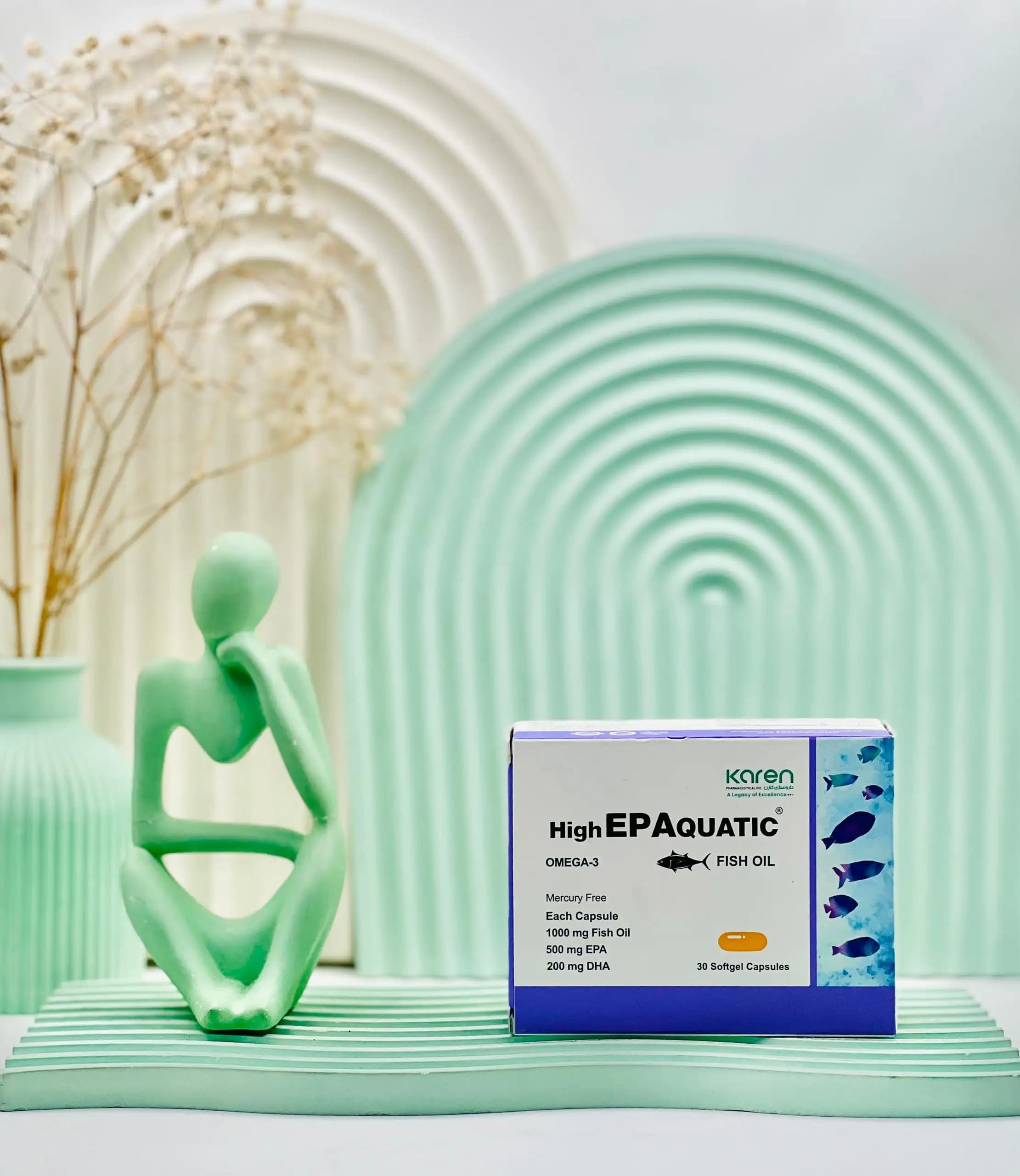 سافت ژل امگا3 EPA بالا آکواتیک کارن — تصویر ۴