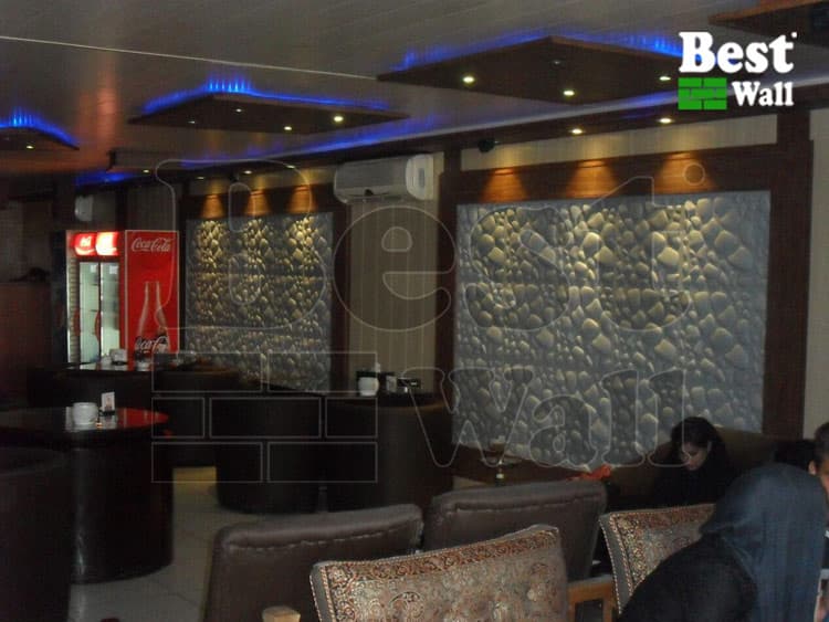 دیوارپوش سه بعدی سنگ رودخانه HDC — تصویر ۸