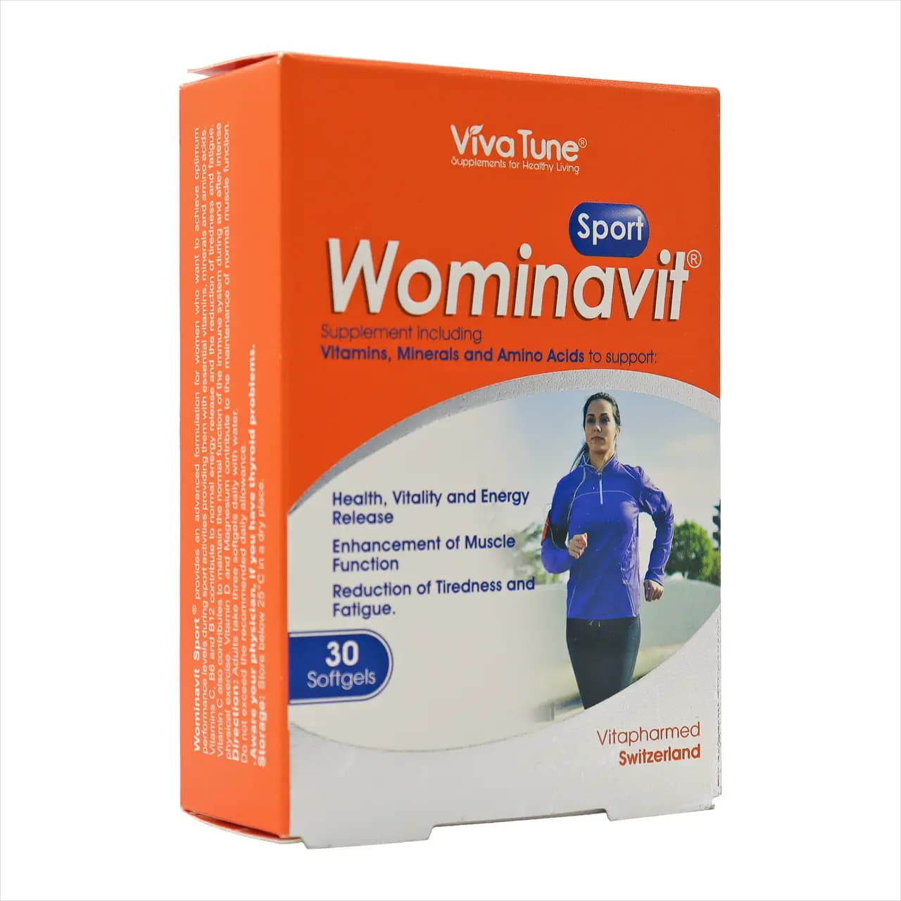 کپسول نرم ژلاتینی ومیناویت اسپورت ویواتیون 30 عددی — تصویر ۷