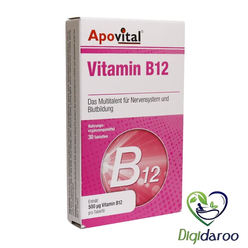 قرص ویتامین ب12 (B12) آپوویتال 30 عددی — تصویر ۴
