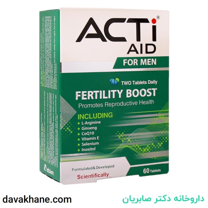 قرص اکتی اید آقایان ابیان دارو 60 عددی