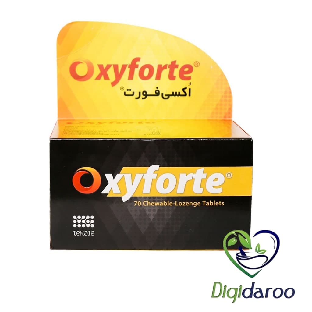 قرص جویدنی مکیدنی اکسی فورت تکاژه 70 عددی