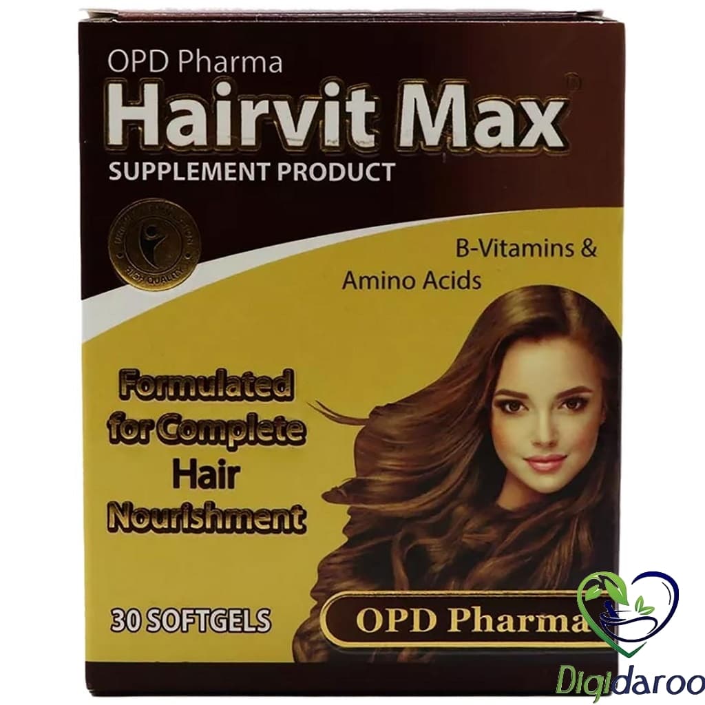 کپسول ژلاتینی هیرویت مکس او پی دی فارما 30 عددی