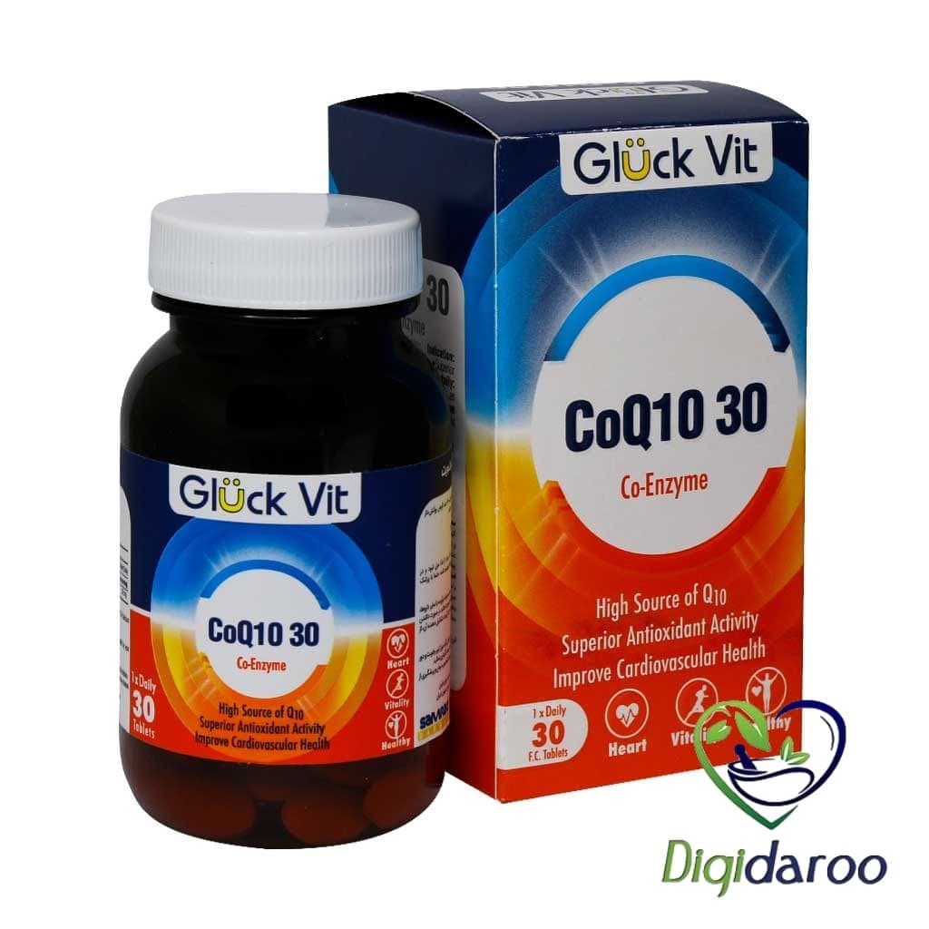 قرص کوکیوتن 30 میلی گرم گلوک ویت 30 عددی