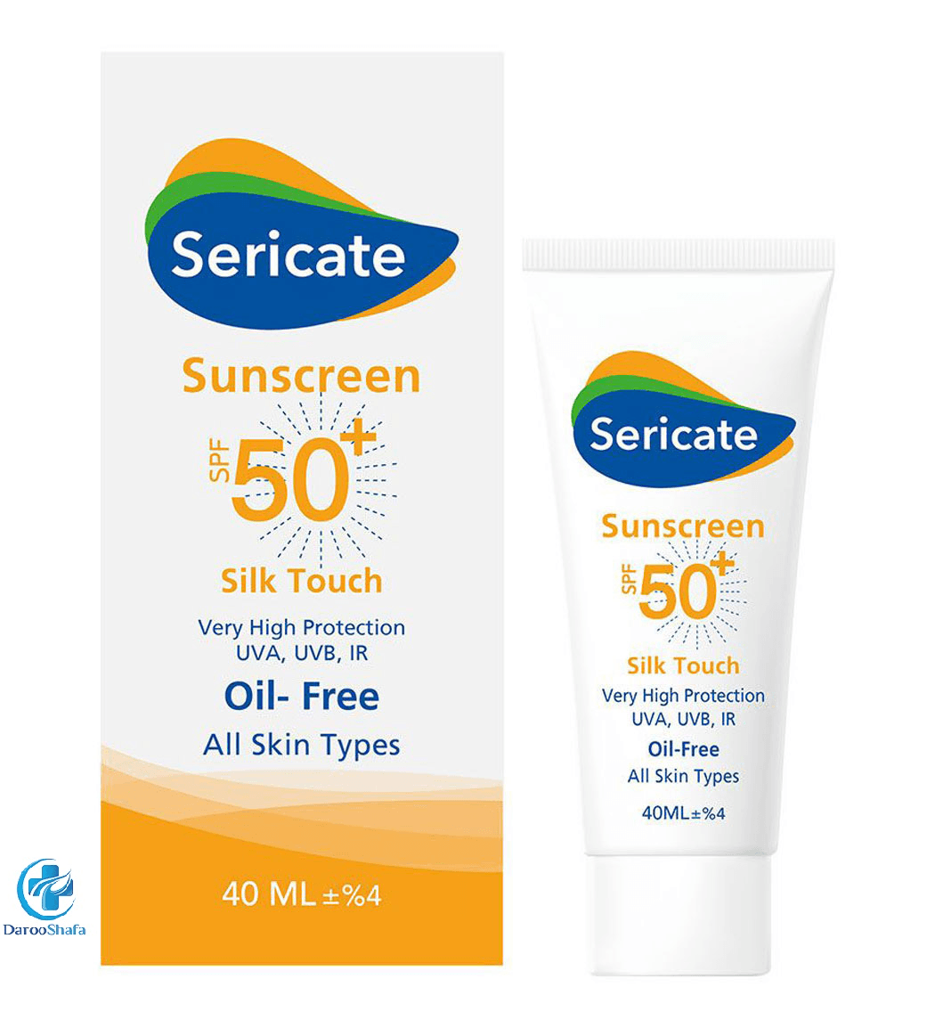 کرم ضد آفتاب SPF50 بی رنگ سیلک تاچ سری کیت — تصویر ۴