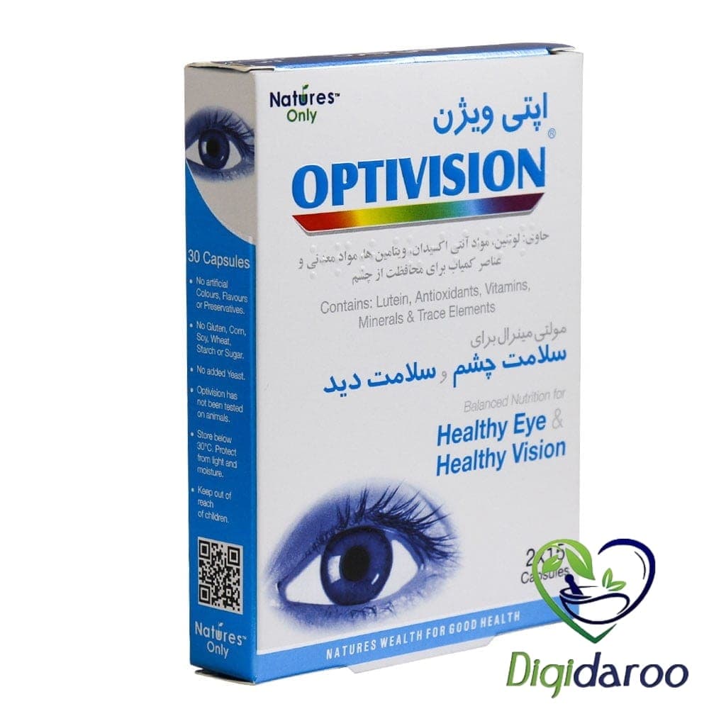 کپسول اپتی ویژن نیچرز اونلی 30 عددی