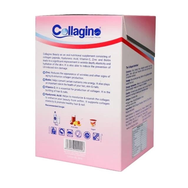 پودر کلاژن بیوتی کلاژینو بسته 30 عددی — تصویر ۱۱