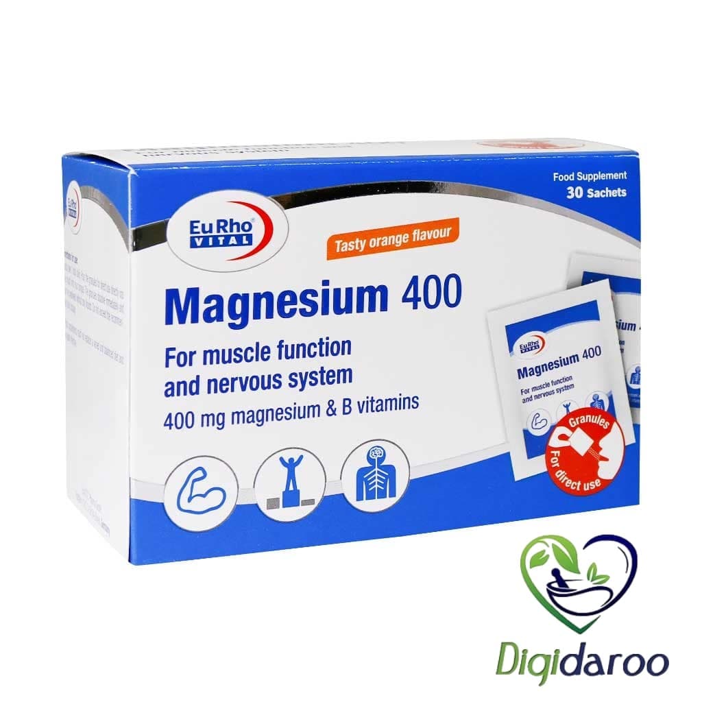 ساشه منیزیم 400 یوروویتال 30 عددی — تصویر ۴