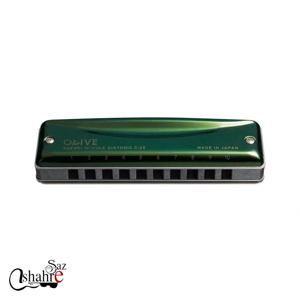 سازدهنی دیاتونیک OLIVE 10 HOLE سوزوکی مدل C-20C — تصویر ۴