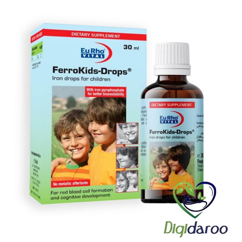 قطره آهن فرو کیدز یوروویتال 30 میلی لیتری — تصویر ۳