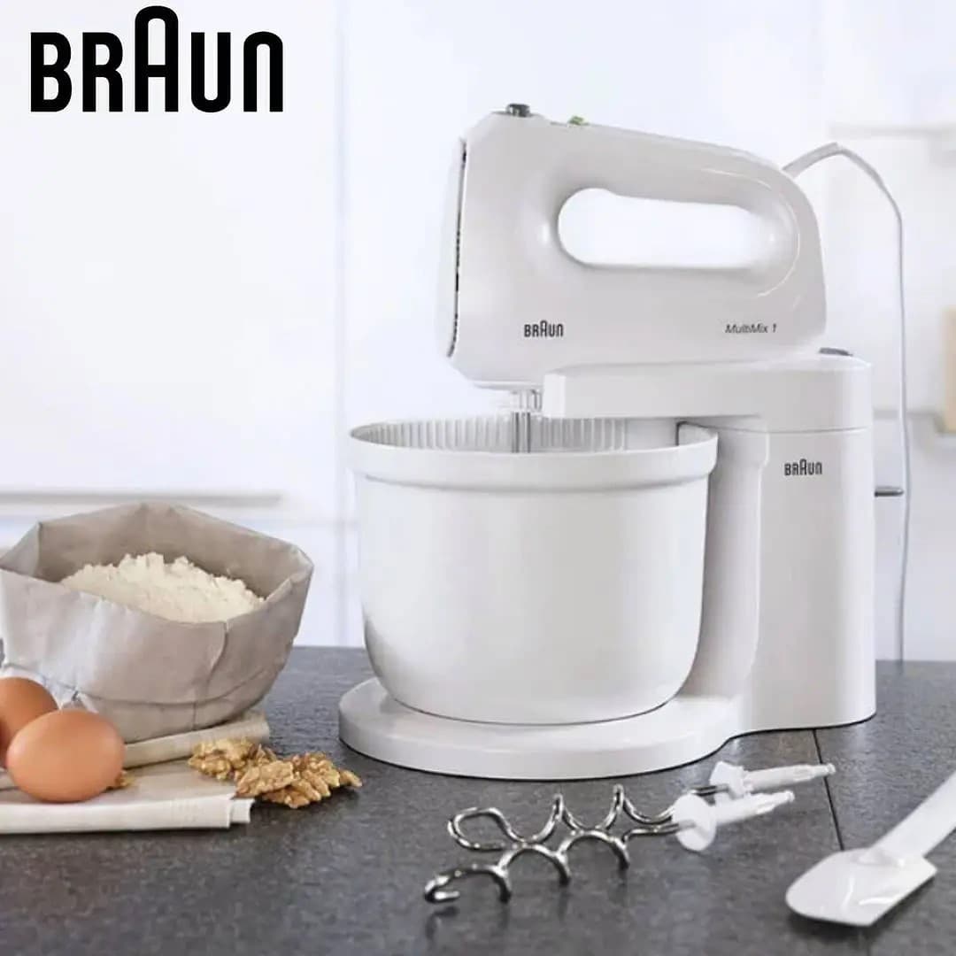 همزن کاسه دار براون مدل HM1070 ا Braun HM1070 Stand Mixer — تصویر ۳