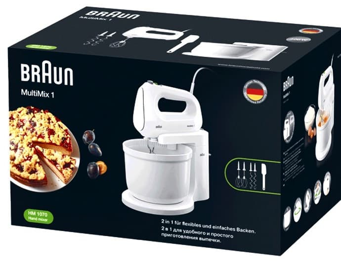 همزن کاسه دار براون مدل HM1070 ا Braun HM1070 Stand Mixer — تصویر ۵