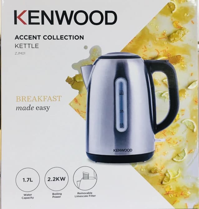 کتری برقی کنوود 2200 وات 1.7 لیتری Kenwood zjm01 ا Kenwood Electric Kettle 1.7 Liter zjm01 2200w — تصویر ۳