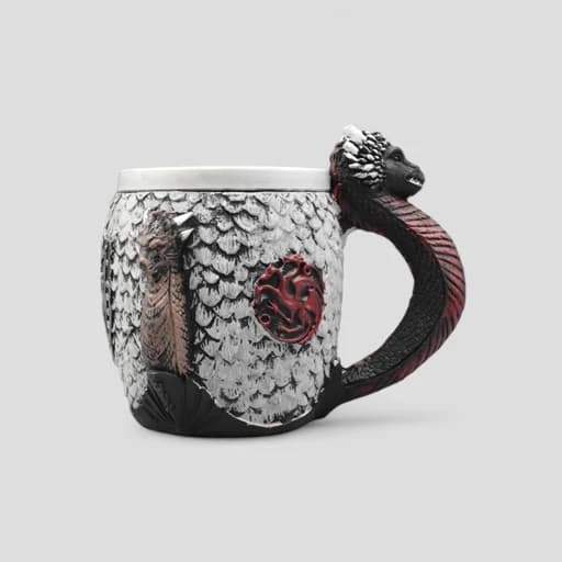 ماگ اژدها سه سر تارگرین مدل Fire and Blood کد Shah-608d7 — تصویر ۲