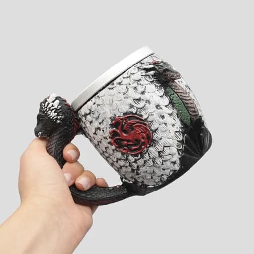 ماگ اژدها سه سر تارگرین مدل Fire and Blood کد Shah-608d7 — تصویر ۵