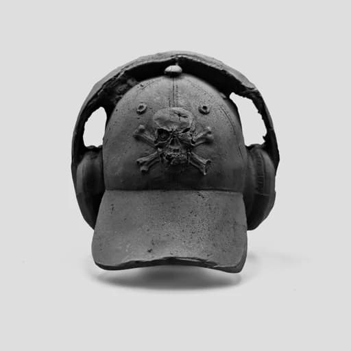 مجسمه اسکلت DJ مدل Headphones رنگ مشکی کد Shah934 — تصویر ۱۲